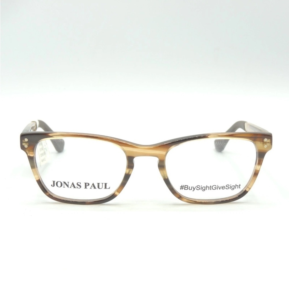 Jonas Paul Lincoln/Lauren SSH Kids Striped Hickory Eyeglass Frames 45 16 125